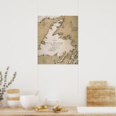 POSTER CUISINE : TERRE-NEUVE, 1763 (Cuisine)