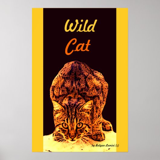 POSTER CUISINE WILD CAT (Devant)