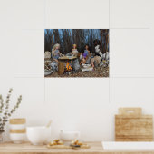 Poster Cuisiner pour la Tribu (Cuisine)