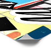 Poster Cuisinier bleu (Coin)