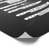 Poster cuisinier cuisinier cuisinier couteaux de recette (Coin)