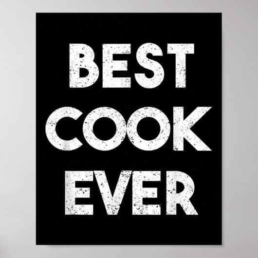 Poster Cuisinière dégoûtée (Devant)
