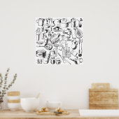 Poster Cuisson (Cuisine)