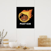 Poster Cuisson de viande ou de viande amusante Cuisson de (Cuisine)