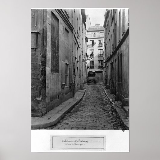 Poster Cul-de-sac Saint-Ambroise (Devant)