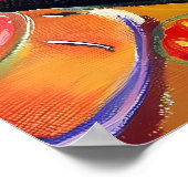 Poster Culinary Cat Art Print Whimsical Kitchen Wall (Coin)