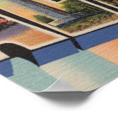 Poster Cullman, Alabama - Scènes de grandes lettres (Coin)