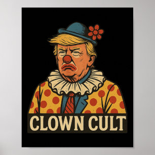 Poster Culte de Clown de Donald Trump Faire de l'Amérique
