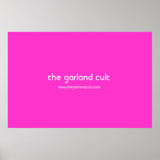 Poster culte de la garland
