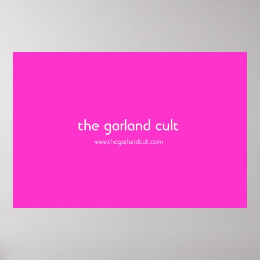 Poster culte de la garland (Devant)