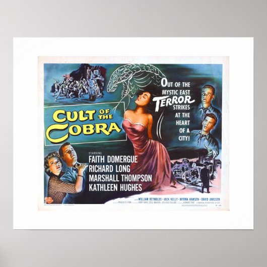 Poster Culte du Cobra (rare) (Devant)