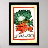 Poster Cultivons Notre Potager 1916 (Devant)