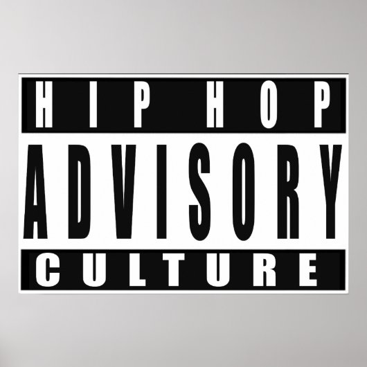 Poster Culture HIP HOP (Devant)