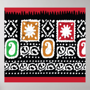 Poster Culture indienne : Art traditionnel