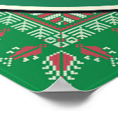 Poster culture palestienne | pastèque palestine, olive t (Coin)