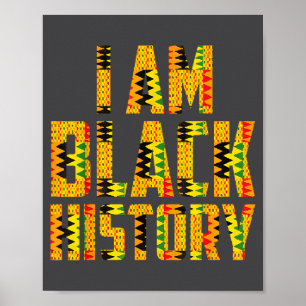 Poster Culture Racines Africaines Mois de l'Histoire Noir