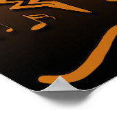 Poster Culture sud-ouest Kokopelli Merrymaker Musicien (Coin)