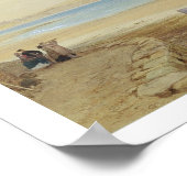 Poster Culver Cliff, Île de Wight (avec cd, stylo et encr (Coin)