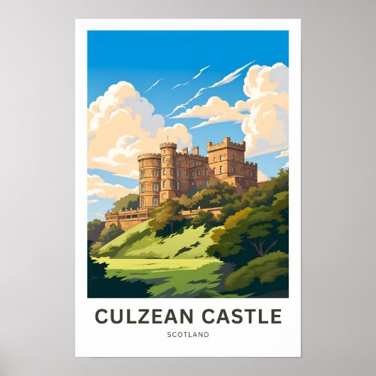 Poster Culzean Castle Scotland (Devant)