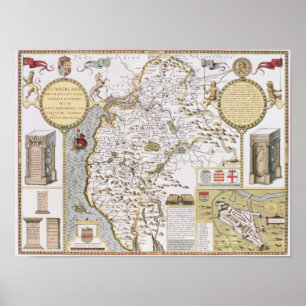 Poster Cumberland et l'ancienne ville de Carlile