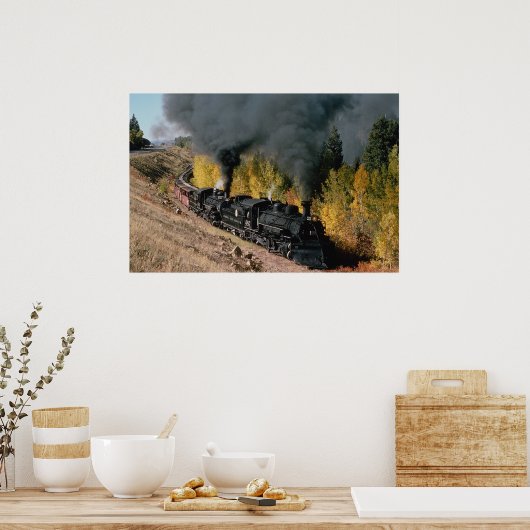 Poster Cumbres et Toltec Railroad, no 487 et no 484m, (Cuisine)