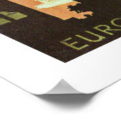 Poster Cunard Europe-Amérique (Coin)