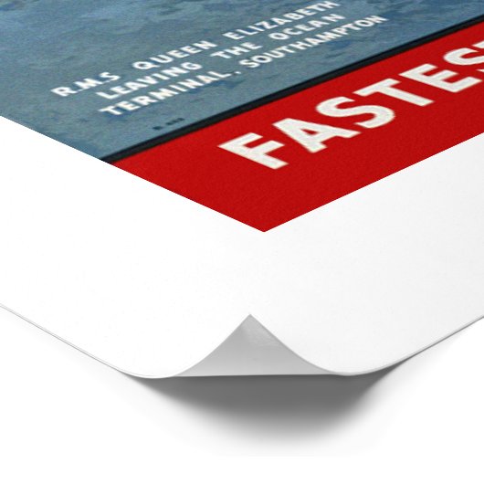 Poster Cunard Queens (Coin)