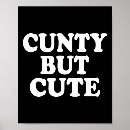 Poster Cunty, mais mignon (Devant)