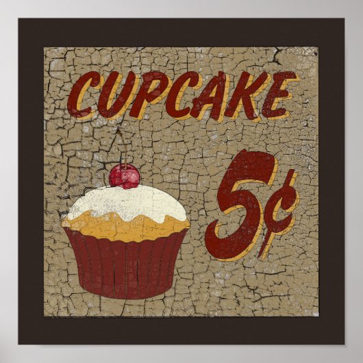 Poster Cupcake (Devant)