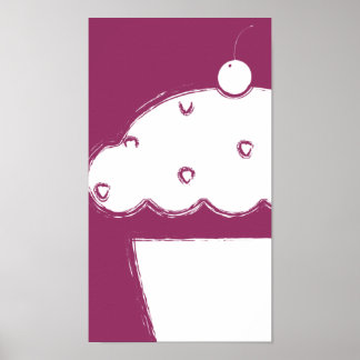 Poster cupcake