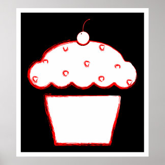 Poster cupcake