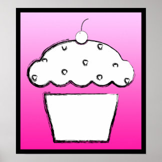 Poster cupcake