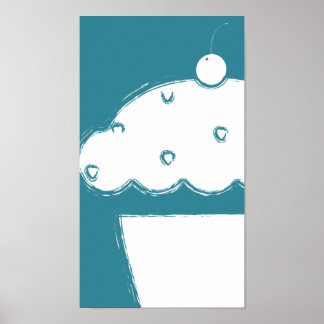 Poster cupcake
