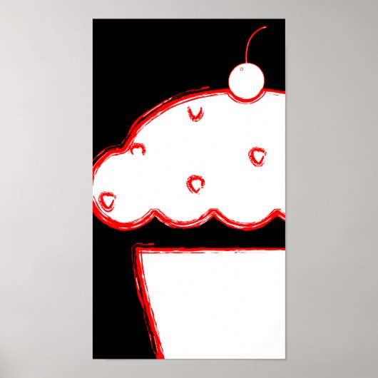 Poster cupcake (Devant)