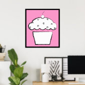 Poster cupcake (Bureau à domicile)