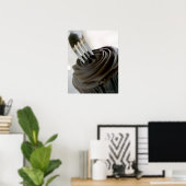 Poster cupcake au chocolat (Bureau à domicile)