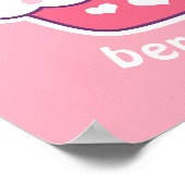 Poster Cupcake aux fraises mûres (Coin)