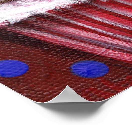 Poster Cupcake avec coeur (Coin)