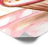 Poster Cupcake Boulangerie Cuisine Mur Art Imprimer Décor (Coin)