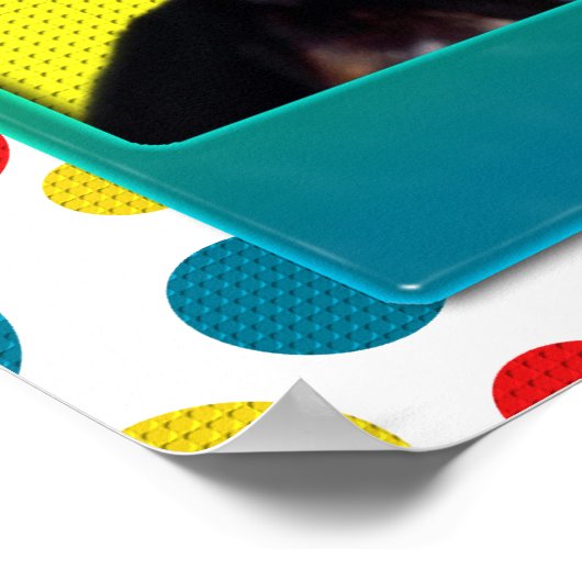 Poster Cupcake d'anniversaire - Beagle (Coin)