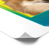 Poster Cupcake d'anniversaire - Pomeranian (Coin)