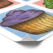 Poster Cupcake (échelle moyenne) (Coin)