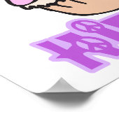 Poster Cupcake Hippie (Coin)