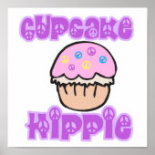 Poster Cupcake Hippie (Devant)
