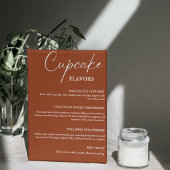Poster Cupcake mariage moderne signe dessert