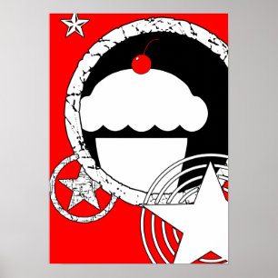 Poster cupcake punk