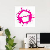 Poster cupcake splatz (Bureau à domicile)