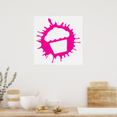 Poster cupcake splatz (Cuisine)