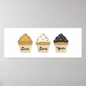 Poster Cupcake Yum (Devant)