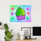 Poster Cupcake Zombie (Bureau à domicile)